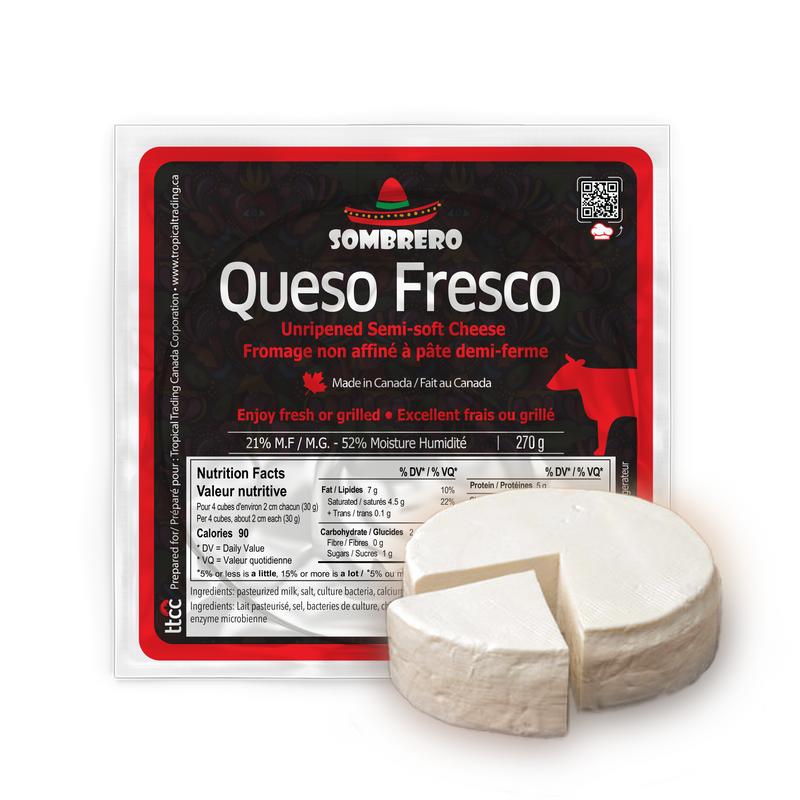 Cheese Two Pack | Oaxaca Cheese And Fresh Cheese | Queso Oaxaca Y Queso Fresco | By Sombrero