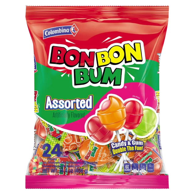 その他 bonbon Bon Bon Bum Assorted Flavours Lollipops 24 units Bag | Bon Bon Bum