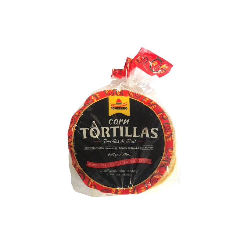 Yellow Corn Tortillas | Tortillas de Maiz Amarillas | By Sombrero 794Gr  | Mexican Tortillas