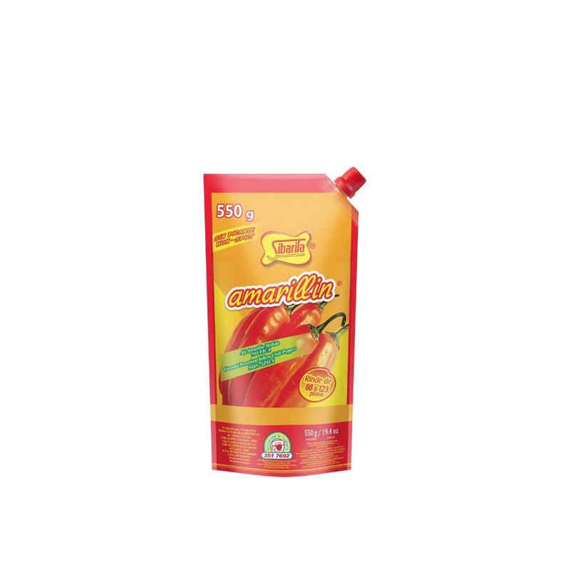Amarillin  Non-Spicy Yellow Pepper Sauce 550gr | Amarillin Sin Picante | By Sibarita
