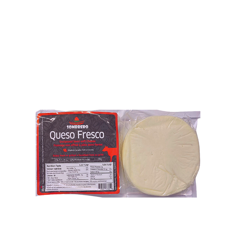 Fresh Cheese 270Gr | Queso Fresco | By Sombrero