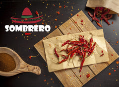 Dried Arbol Chili Peppers (Bird's Peak-Rat's Tail Chili) | Chile Arbol Seco | By Sombrero