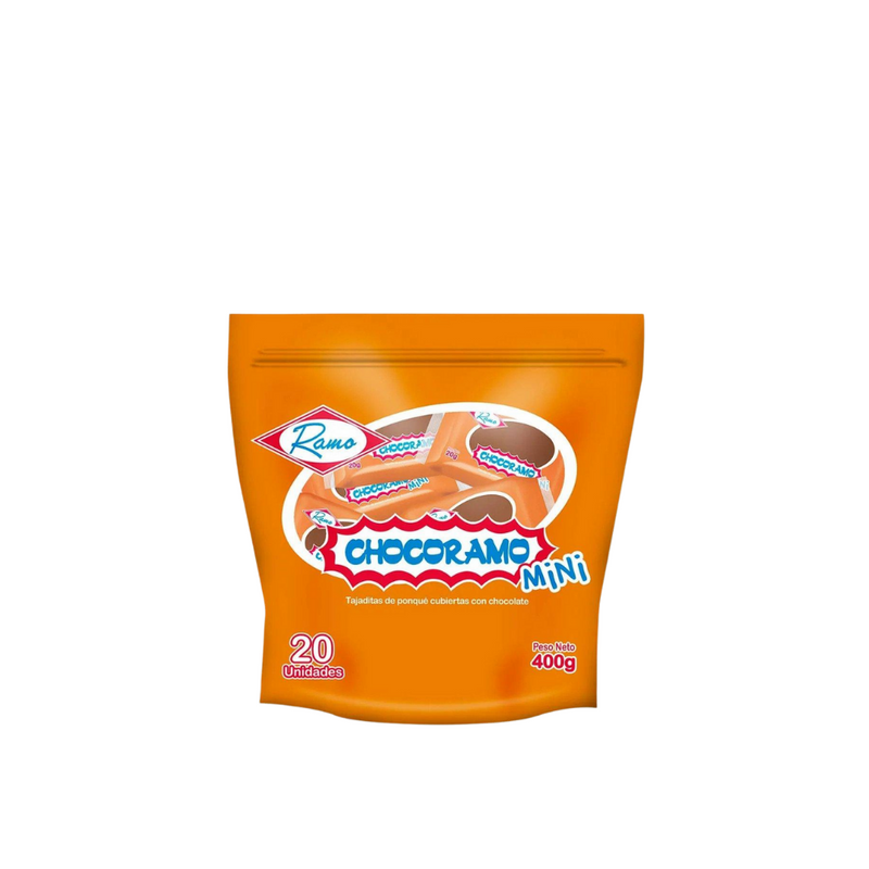 Mini Chocoramo Vanilla Cake Bites Covered in Chocolate 20 Units 400gr | Mini  Chocoramo | By Ramo
