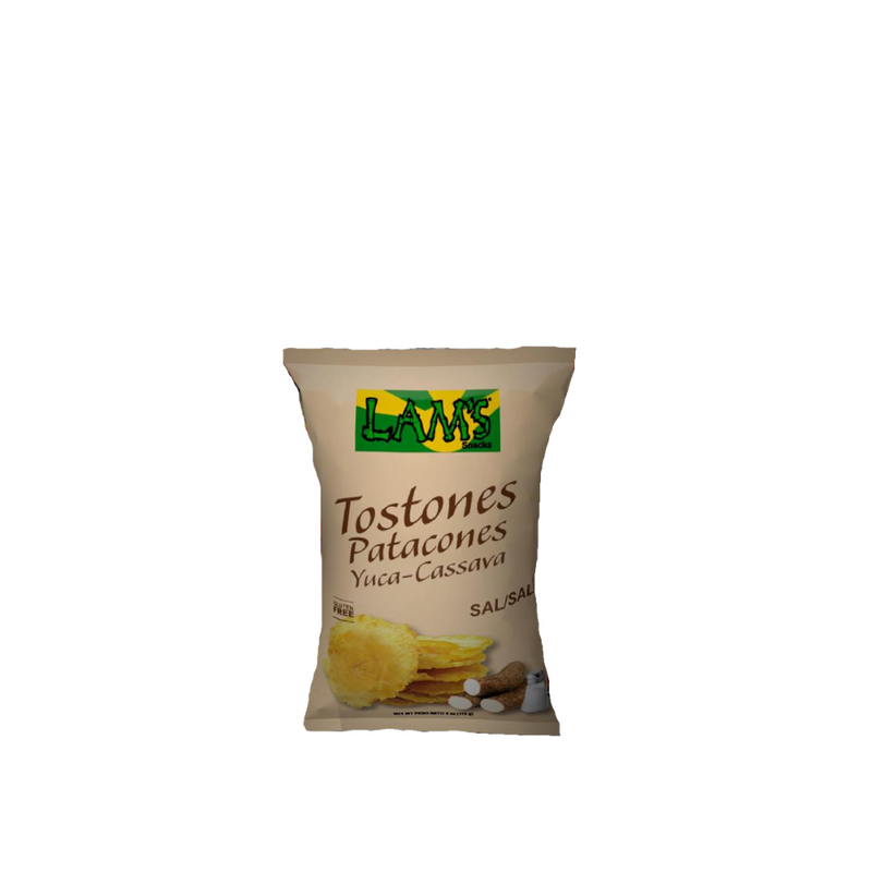 Cassava Tostones 3x 204gr | Patacones de Yuca | By Lam's | Premium Quality Latin American Snacks Perfect for Sharing