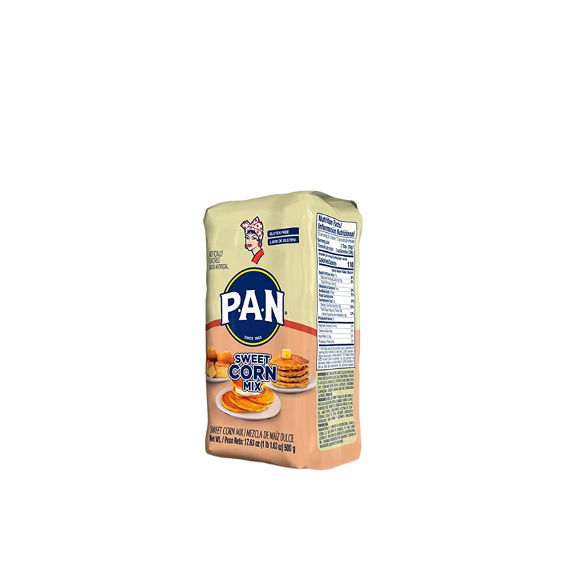 Pre-Cooked Sweet Corn Flour | Harina Pan Dulce | By PAN  500Gr or 18x500Gr Bags