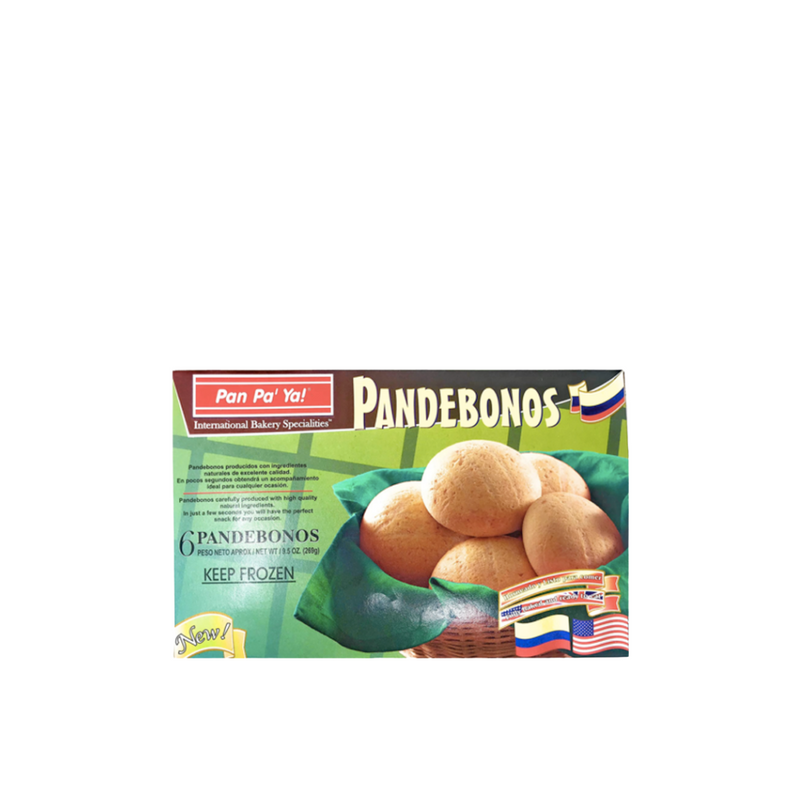 Pre-cooked Pandebonos 6 Units | Pandebonos Precosidos |  By Pan Pa'Ya 269g