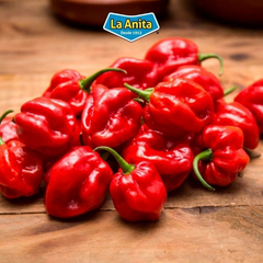 Red Habanero Pepper Sauce 120ml | Salsa Roja de chiles Habanero | By La Anita