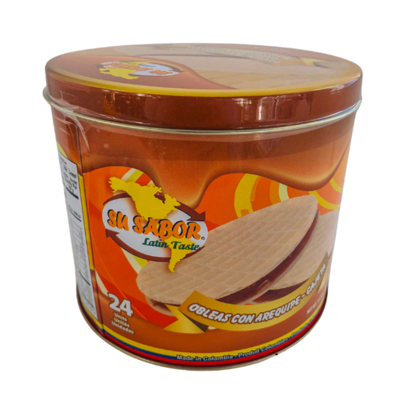 Wafers with Caramel Spread | Obleas Con Arequipe |  By Su Sabor 24 Units