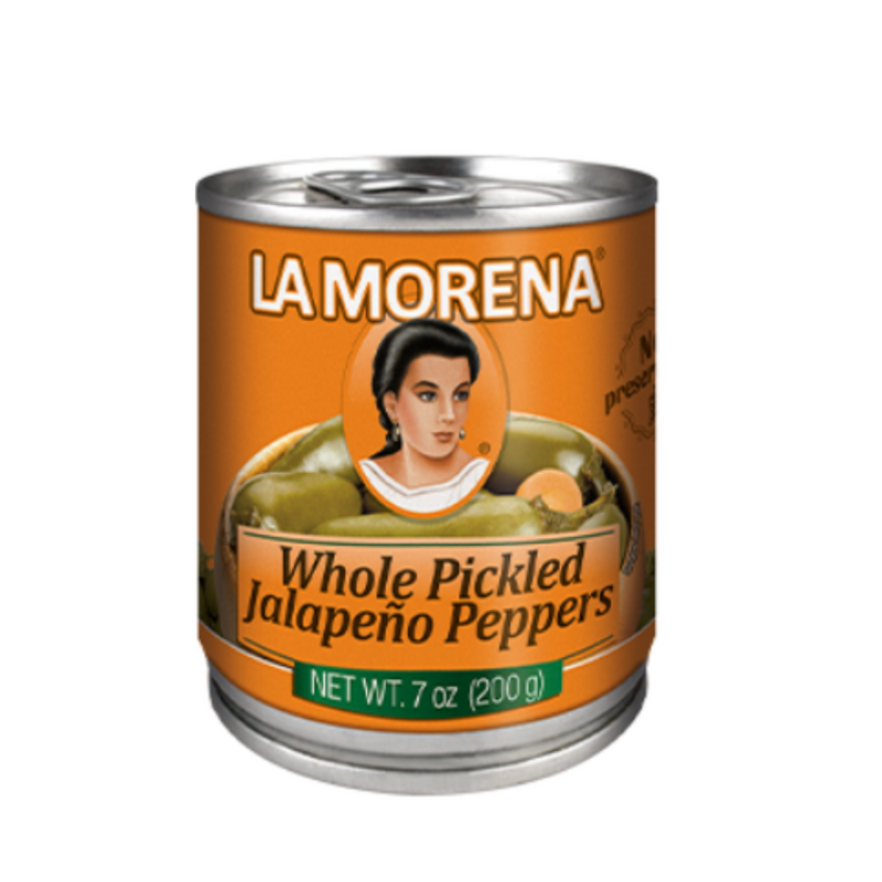 Whole Pickled Jalapeno Peppers 200g | Jalapeños Enteros En Escabeche | By La Morena