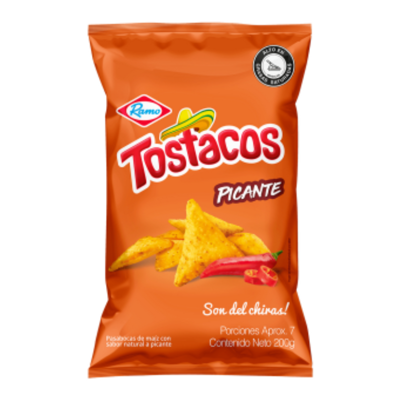 Spicy Tostacos x2 | Tostacos Picantes | 400Gr By Ramo