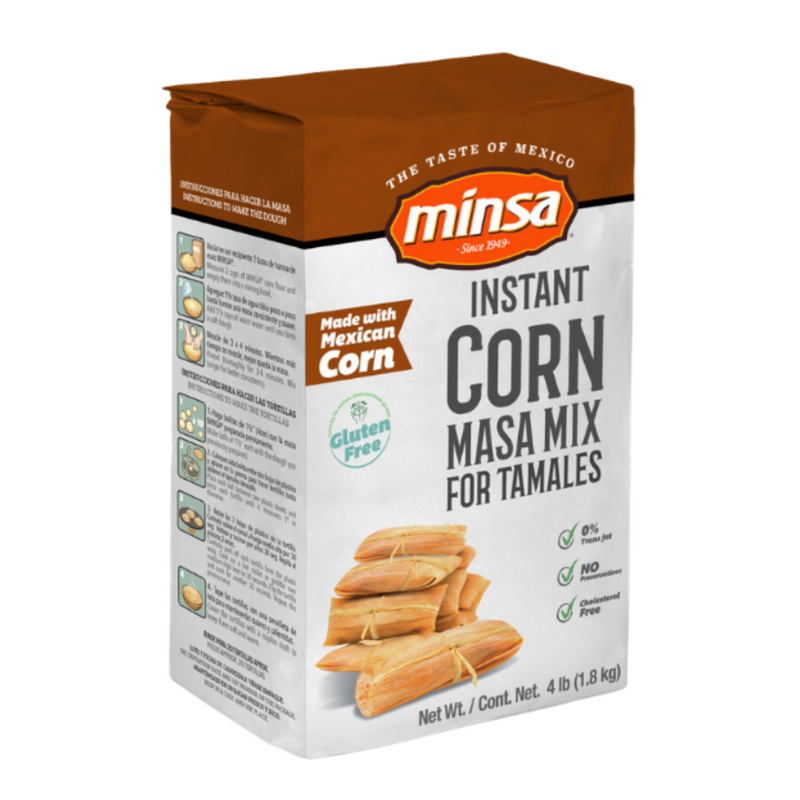 Minsa Instant Corn Masa Mix for Tamales 4Lbs | Masa de maiz para Tamales | By Minsa