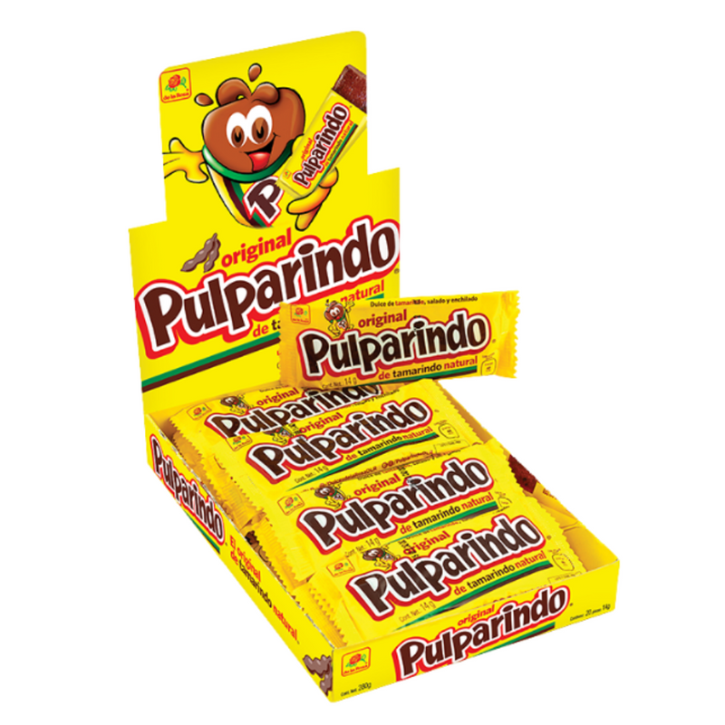 Pulparindo Tamarind Candy 20 Pieces Box | Pulparindo Original | By De La Rosa