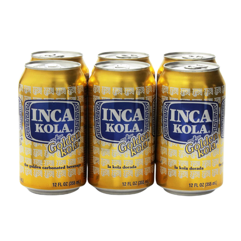 Inca Kola Soft Drink Cans (Pop) x12 | Inca Kola | By Coca-Cola 354ml/12oz