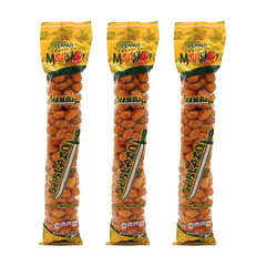 Sablazo x3 Spicy Mango Coated Peanuts | Mani Recubierto De Mango Picante | By Samurai 198g