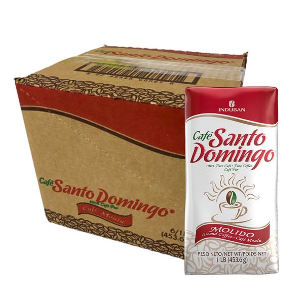 Cafe Santo Domingo Ground, case of 6x1 Lb | SombreroLatinFoods.ca