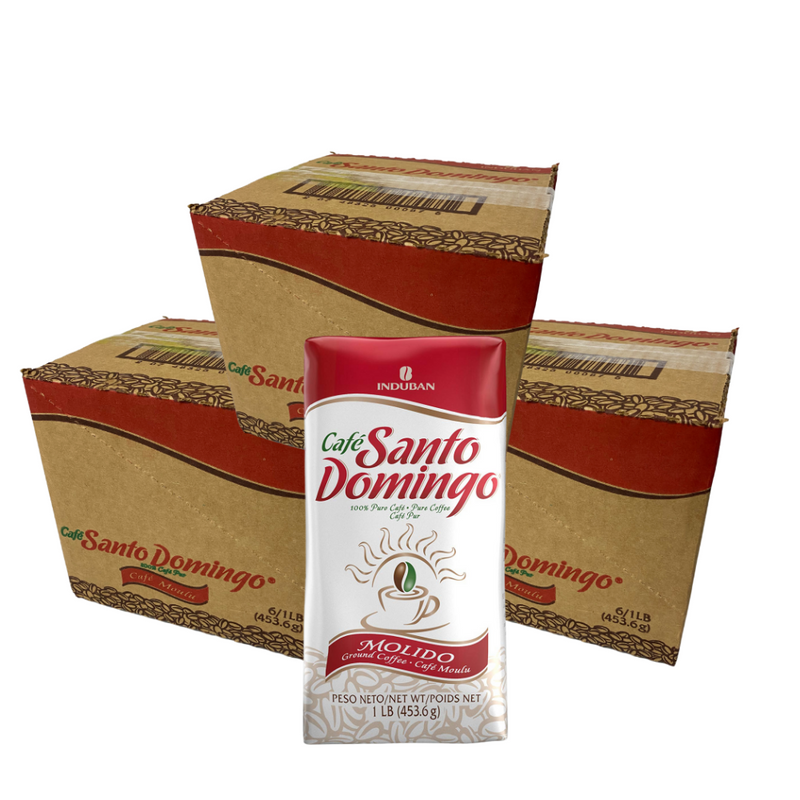 Santo Domingo Coffee Ground 18 x1LB | Cafe Santo Domingo Molido| Gourmet Dominican Coffee