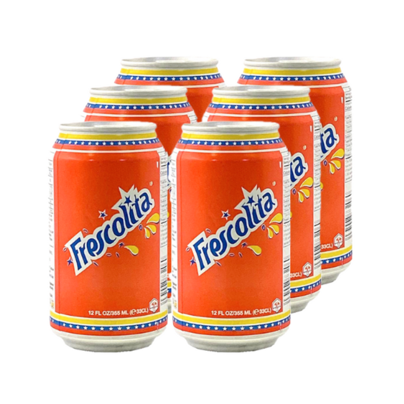 Frescolita Pop | Frescolita Gaseosa | 6-Pack of 12oz Cans | Popular Venezuelan Pop