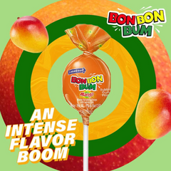 Bon Bon Bum Mango Lollipops 24 Units Bag | Bon Bon Bum de Mango | Colombina