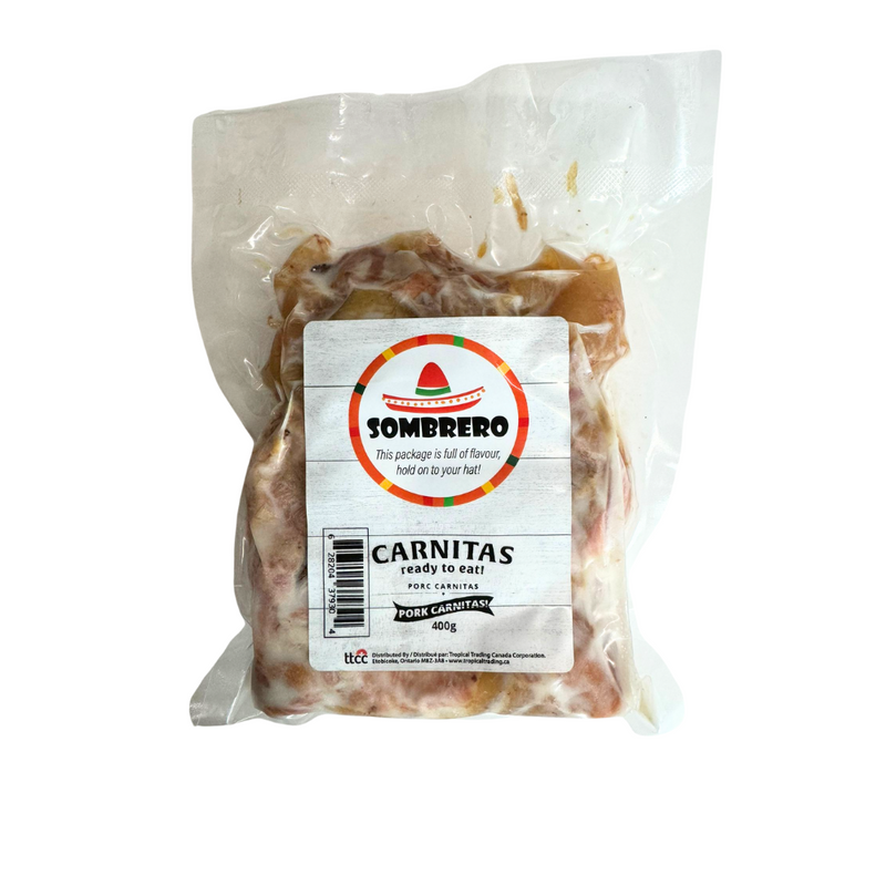 Pre-cooked Pork Carnitas (Mexican Pork Meat) 400gr | Carnitas | Sombrero