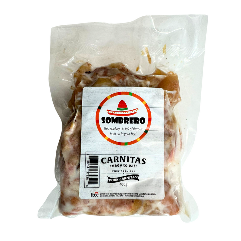 Pre-cooked Pork Carnitas (Mexican Pork Meat) 400gr | Carnitas | Sombrero