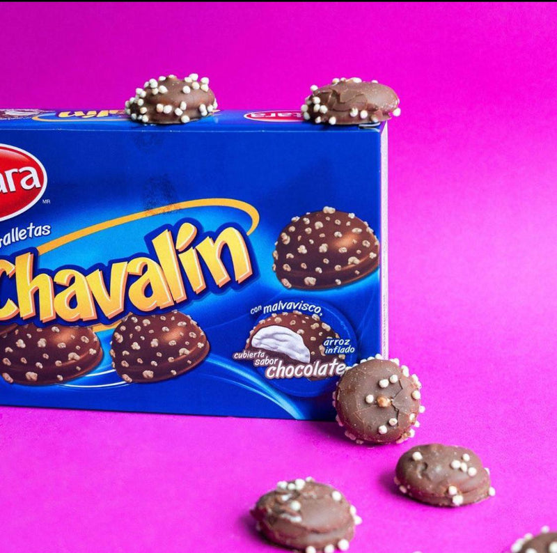 Chavalin Cookies (Marshmallow, Chocolate Cover and Rice Crispy) | Galletas Chavalin Con Malvaviso, Cubiertas De Chocolate Y Arroz Inflado | By Cuetara 360gr