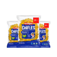 Chifles x3, salty Peruvian plantain chips, 600gr