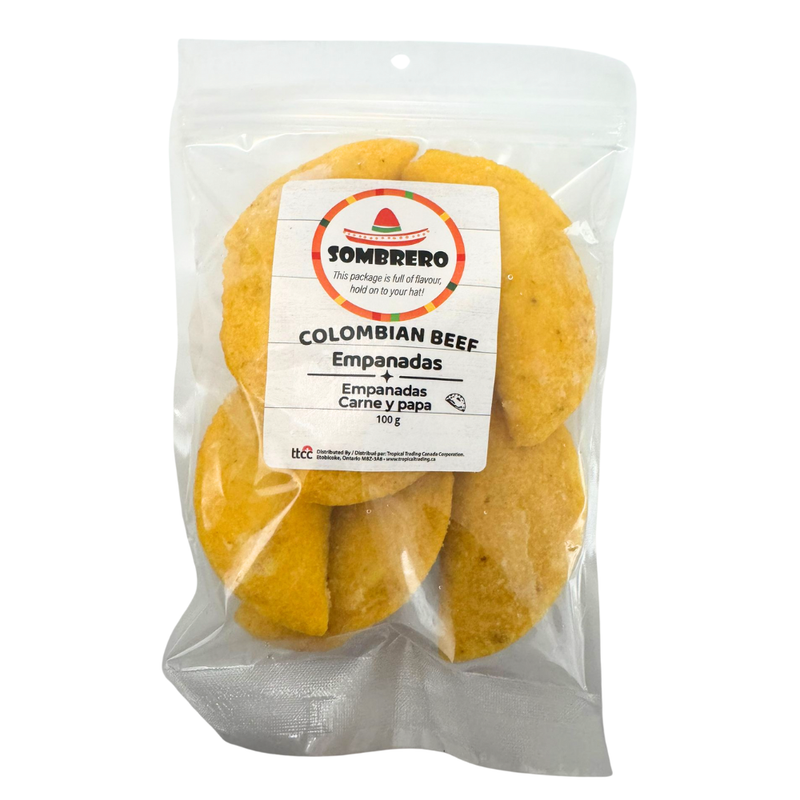 Pre-Cooked Colombian Beef Empanadas 6 Units | Empanadas Colombianas de Carne (precocidas) | By Sombrero