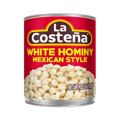 White Hominy Corn Mexican Style | Maiz Hominy  | By La Costeña 829gr