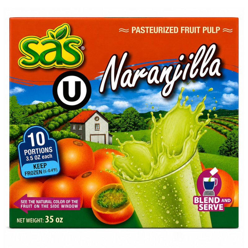 Lulo Pulp (10units) 1000gr | Pulpa de Lulo o Naranjilla | By SAS ...