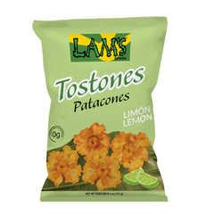 Lime Plantain Tostones x3 |  Patacones de Platano Sabor a Limon 339Gr  By Lam's | Premium Plantain Chips