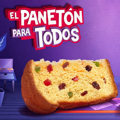 Winter's Panettone (candied fruits and raisins) | Panetton Winter's Pasas y Frutas Confitadas | By Winters