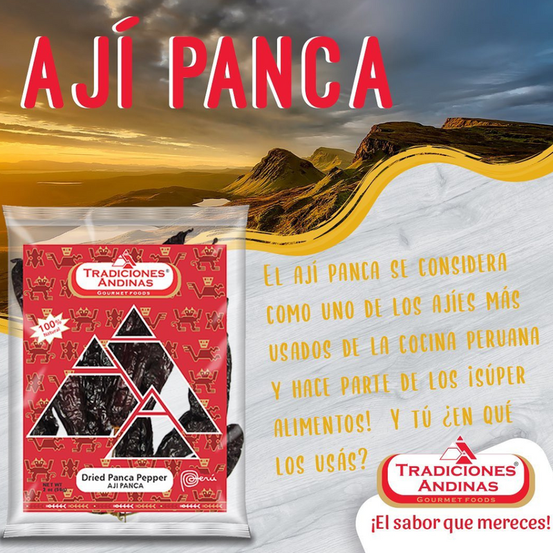 Dried Panca Pepper | Aji Panca |   By Tradiciones Andinas 2Oz/57gr