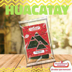 Frozen Huacatay (Dried Black Mint Leaves) | Hojas de Menta Huacatay Congelada | By Tradiciones Andinas  340g