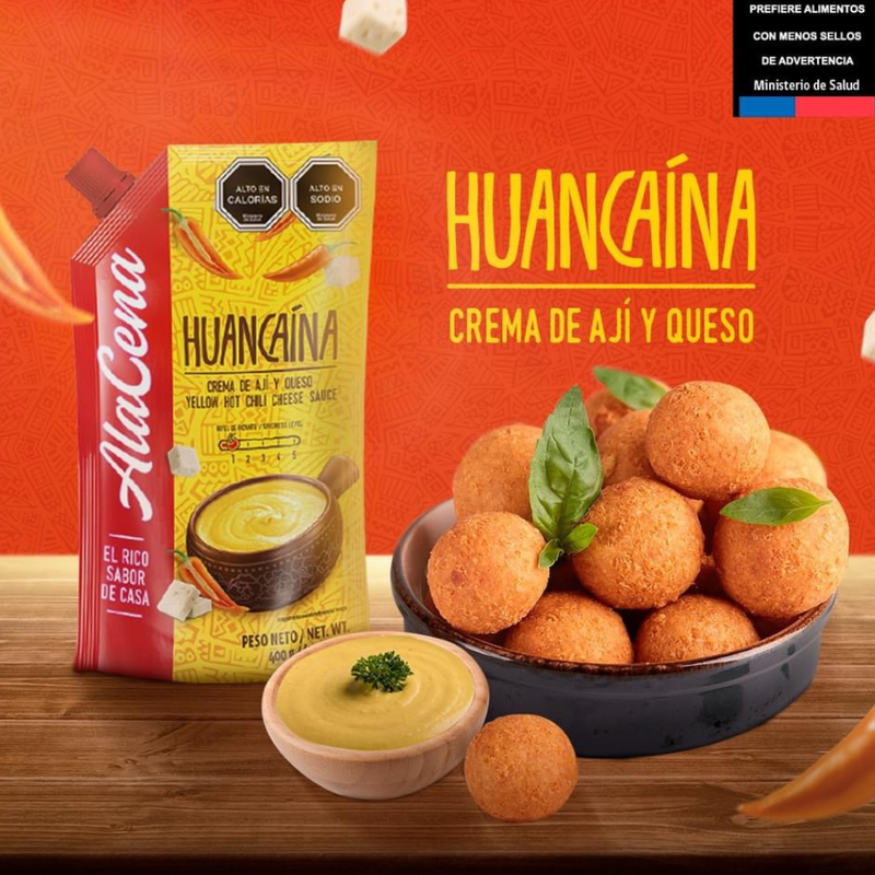 Huancaina Yellow Pepper and Cheese Cream 400Gr | Huancaina Crema De Aji Y Queso | By Alacena