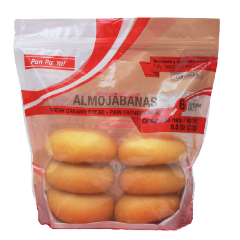 Pre-cooked Almojabanas (Colombian Cheese Bread) 6 Units 269gr |  Almojabanas Precocidas | By Pan Pa'Ya