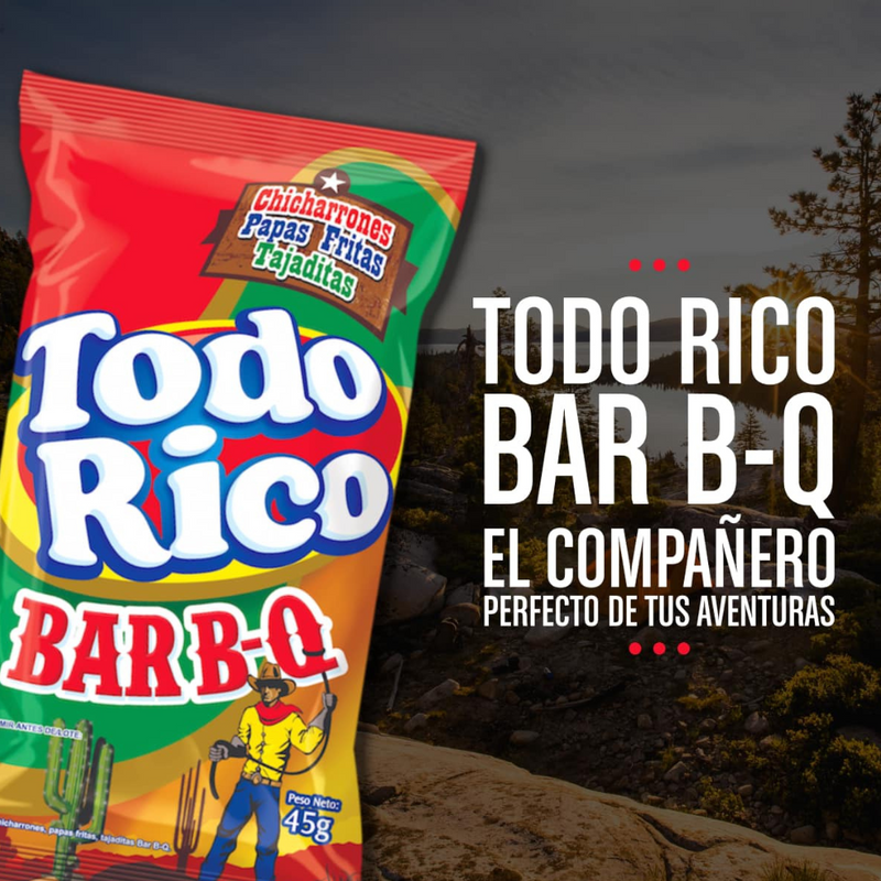 BBQ Todo Rico x2 (300gr) | Todo Rico Sabor Barbacoa | By Todo Rico