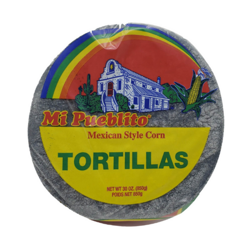 Blue Corn Tortillas 794gr | Tortillas de Maiz Azules | By Mi Pueblito | Mexican Tortillas