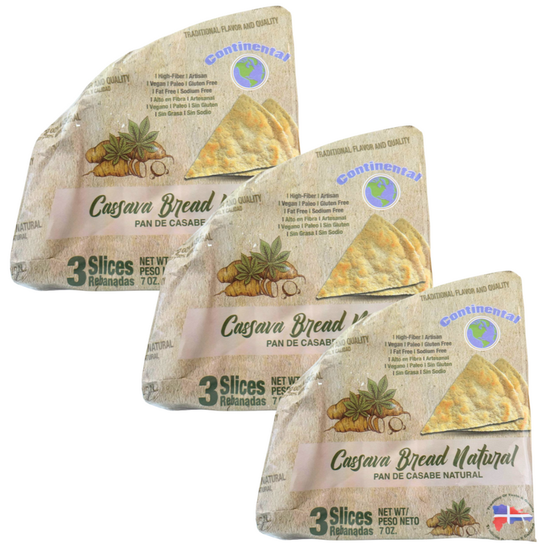 Cassava Bread x3 (21 Oz) | Casabe | By Continental