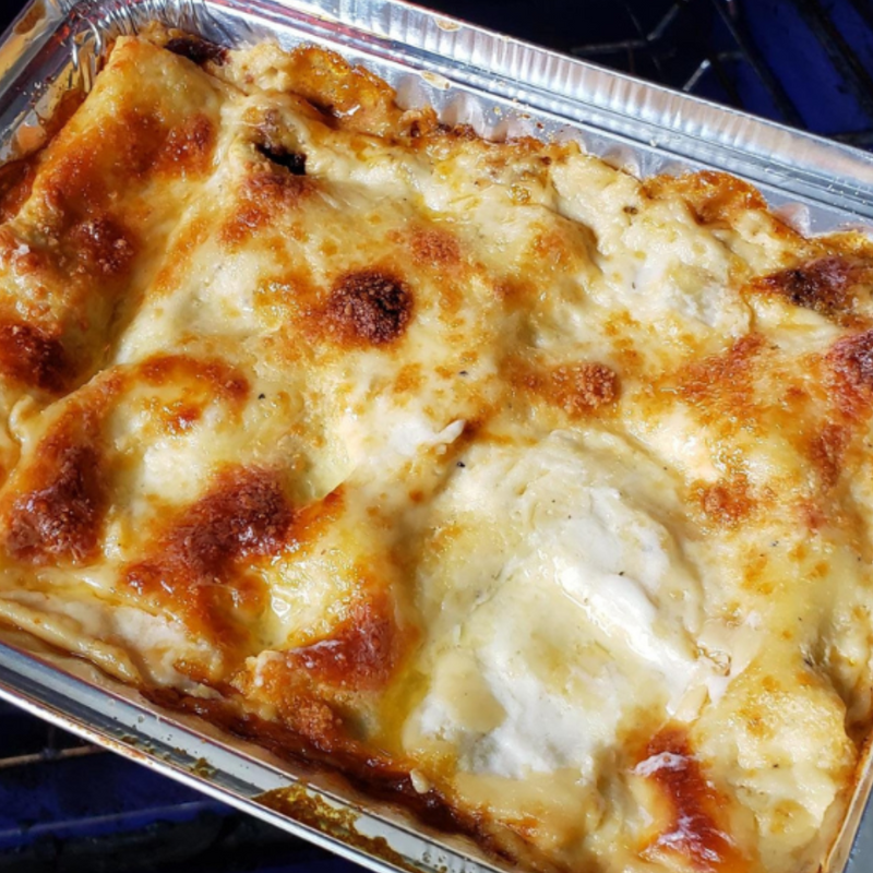 Meat & Pork Lasagna, with Bechamel Sauce | Lasagna (Pasticho) de Carne y Cerdo con Salsa Bechamel |  3 portions