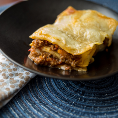 Meat & Pork Lasagna, with Bechamel Sauce | Lasagna (Pasticho) de Carne y Cerdo con Salsa Bechamel |  3 portions