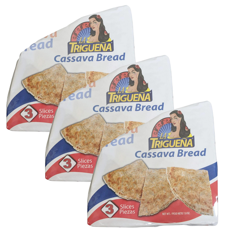 Cassava Bread x3 (21 Oz) | Casabe | By La Trigueña