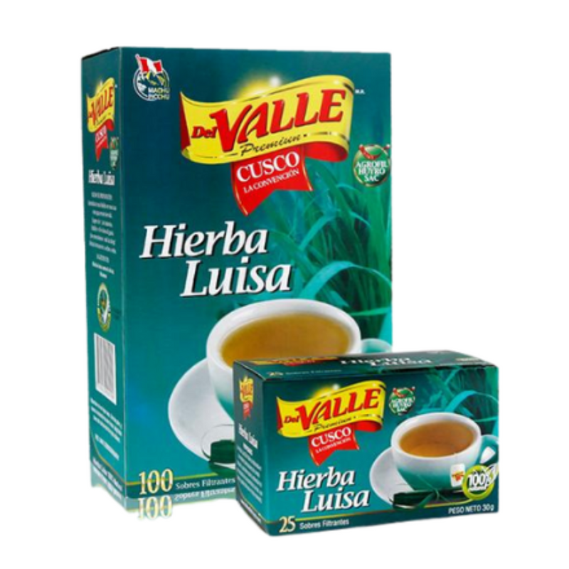 Lemongrass Tea 25 Units | Te de Hierba Luisa | By Del Valle 37.5gr