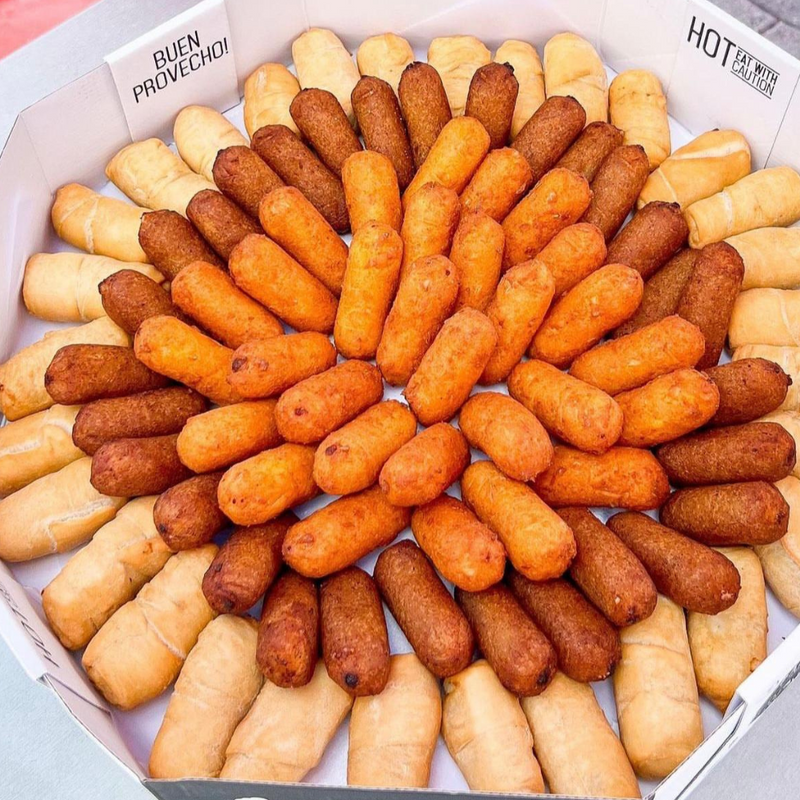 Pre-Cooked Tequeños (Cheese Sticks) 100 Units | Tequeños  Precocidos (Deditos De Queso, Palitos De Queso) | By Panna