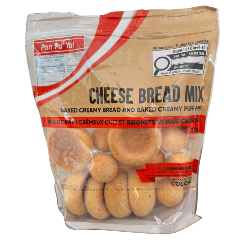 Pre-cooked Mix Mini Almojabanas and Mini Bunuelos (Colombian Cheese Bread) 270gr |  Mini Almojabanas y Mini Bunuelos Precocidas | By Pan Pa'Ya