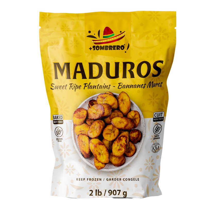 Ripe Plantains Slices 907gr | Tajadas De Platano Maduro | By Sombrero