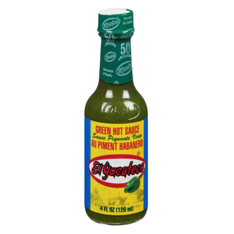 Green Habanero Hot Sauce 120ml | Salsa Chile Habanero Verde Picante | By El Yucateco