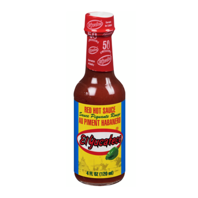 Red Habanero Hot Sauce 120ml | Salsa Chile Habanero Roja Picante | By El Yucateco