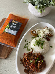 Premium Shredded Beef - Carne Desmechada 1lb. Ready to eat, just warm and serve!