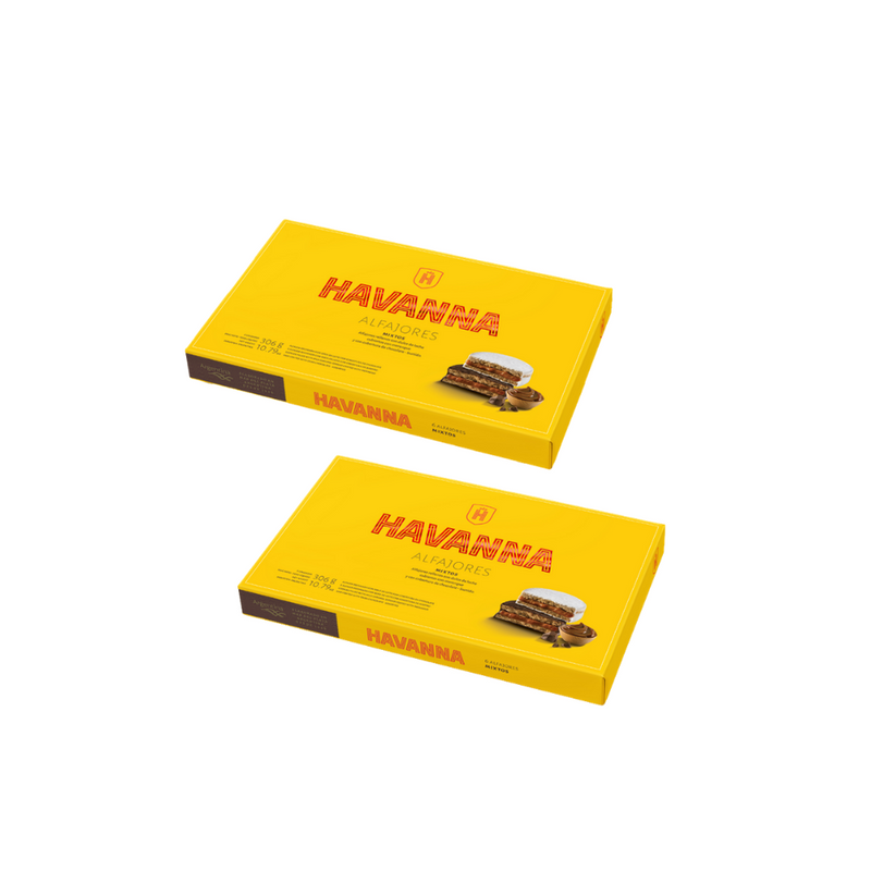 2 mixed Alfajores by Havanna - 2 boxes of 6 (2x330gr)