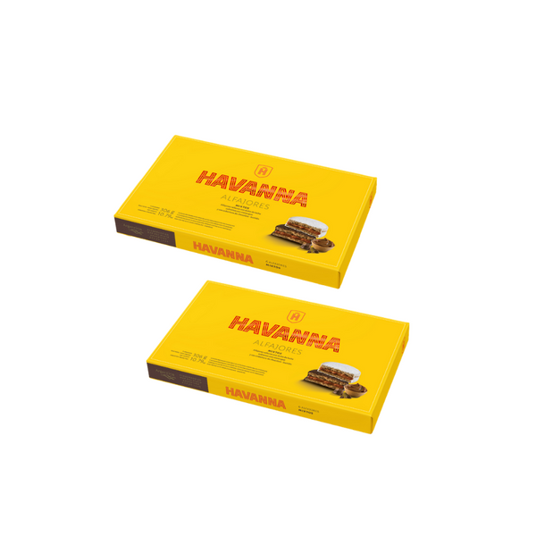 Mixed Alfajores by Havanna (Box of 6 - 330 gr) with Dulce de Leche